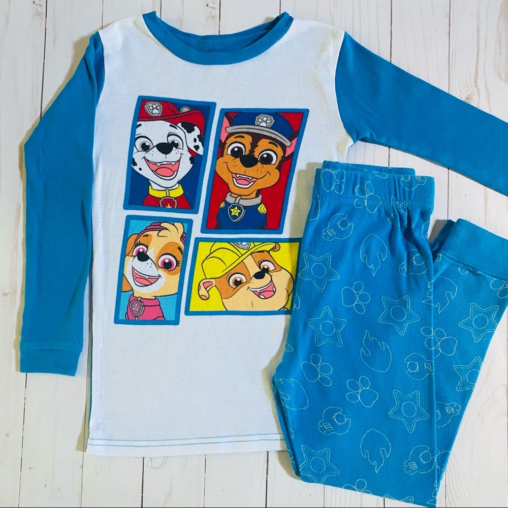 Nickelodeon Paw Patrol Long Sleeve Pajama Set- Size 6